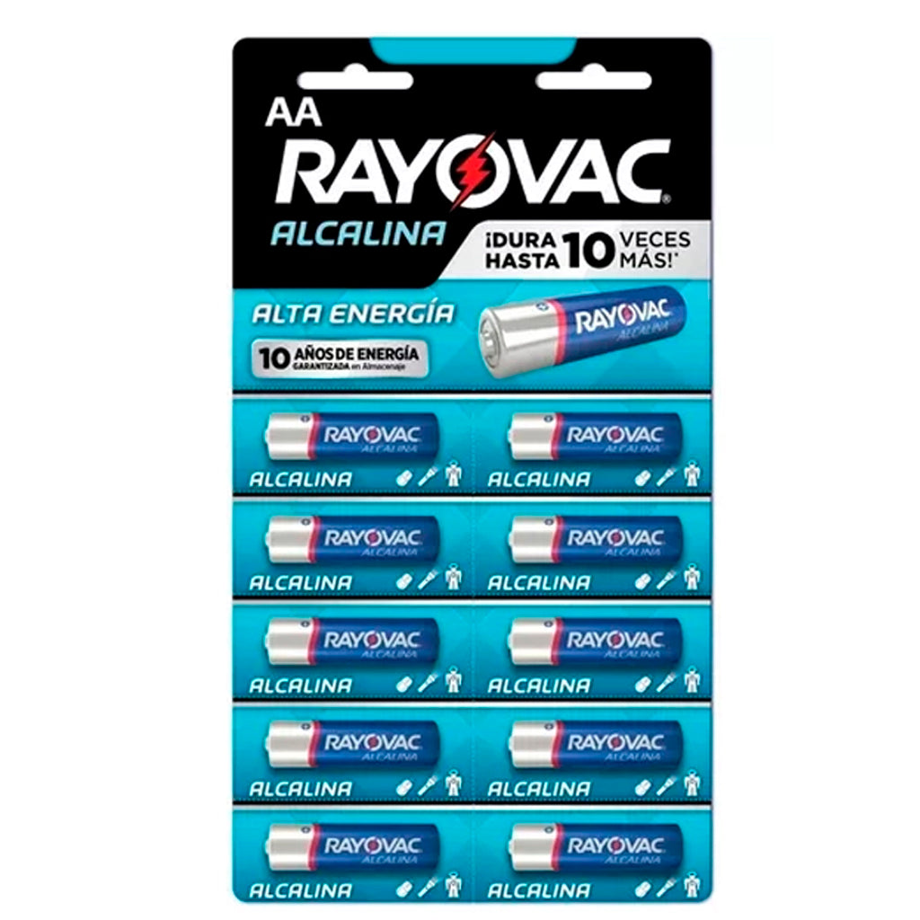 Pilas Rayovac Bateria Alcalina AA 10 u