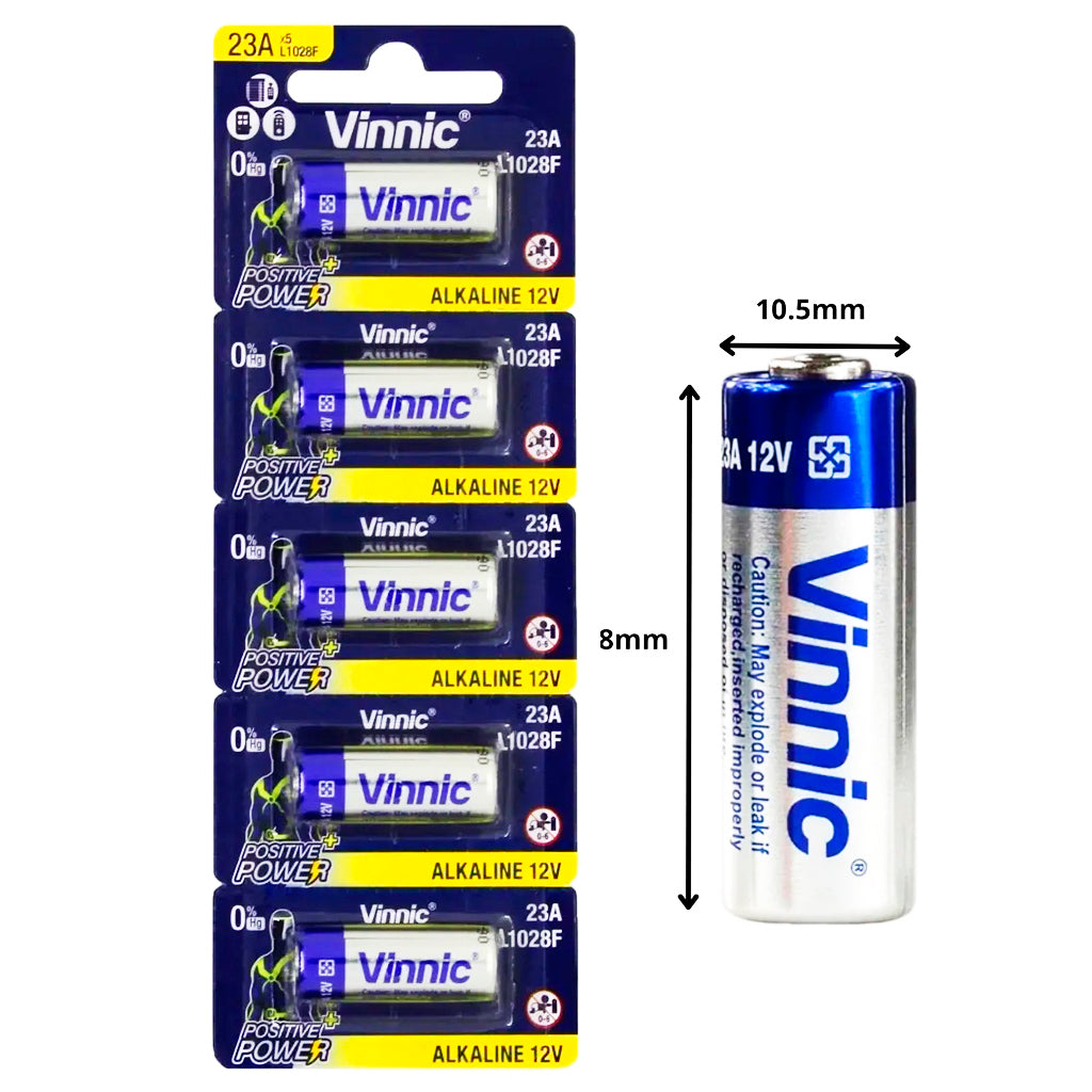 PIlas Vinnic Bateria Alcalina 23A L1028F 12V 5 u