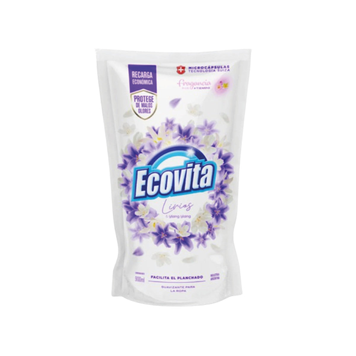 Suavizante Repuesto Ecovita p/ Ropa Lirios e Ylang Ylang 900 ml
