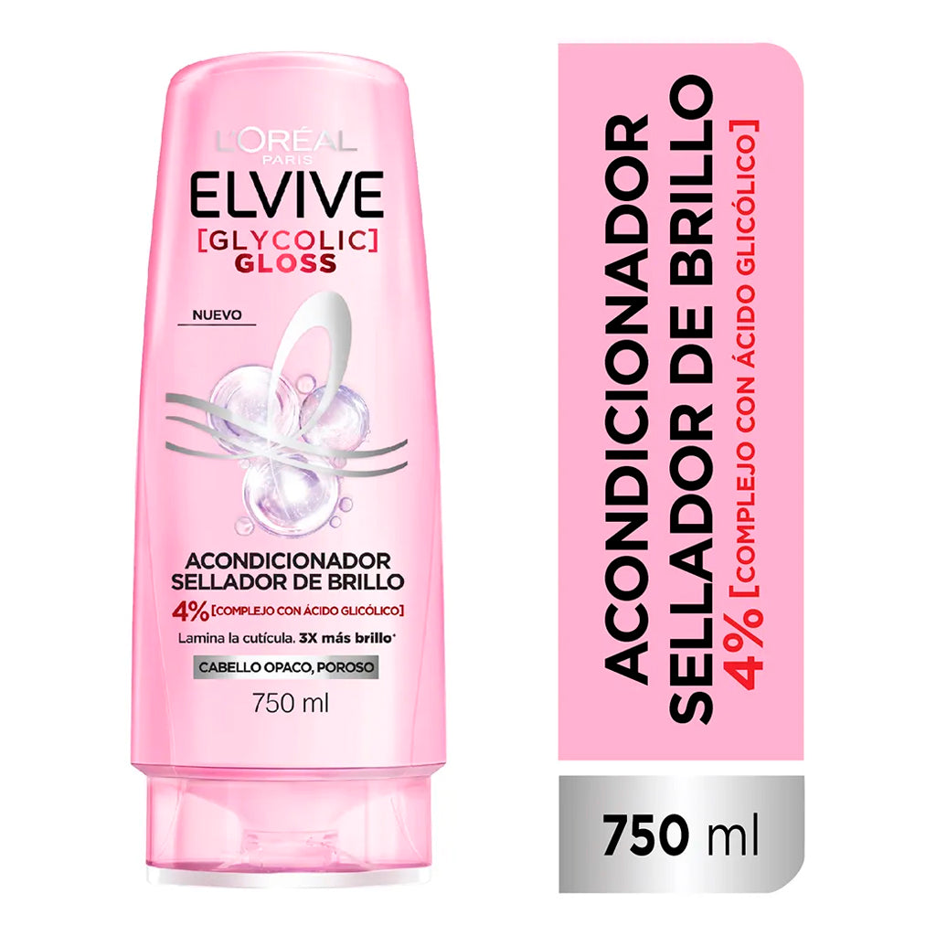 Acondicionador Elvive Glycolic Gloss 750 ml