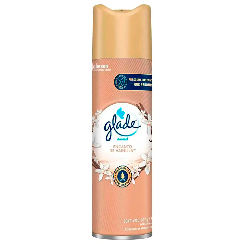 Aromatizante de Ambiente Aerosol Glade Encanto de Vainilla 380 ml
