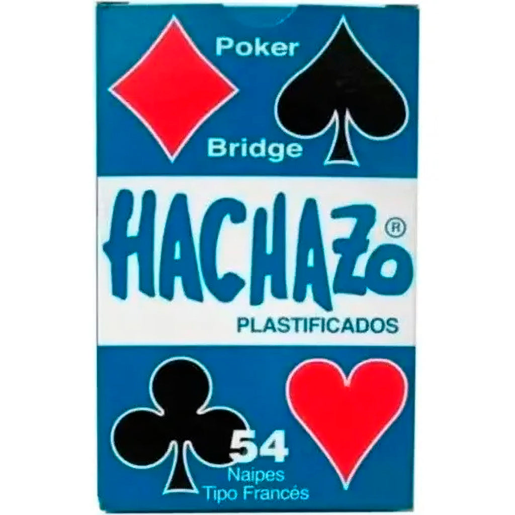 Naipes Hachazo Poker Bridge Plastificados 54 Cartas
