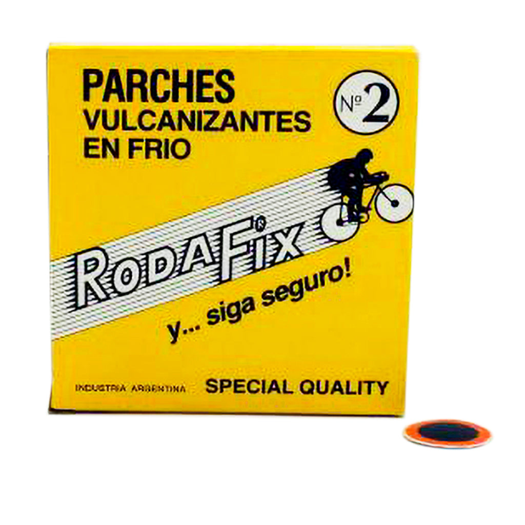 Parche N° 2 Rodafix Vulcanizantes en Frio 72 Parches