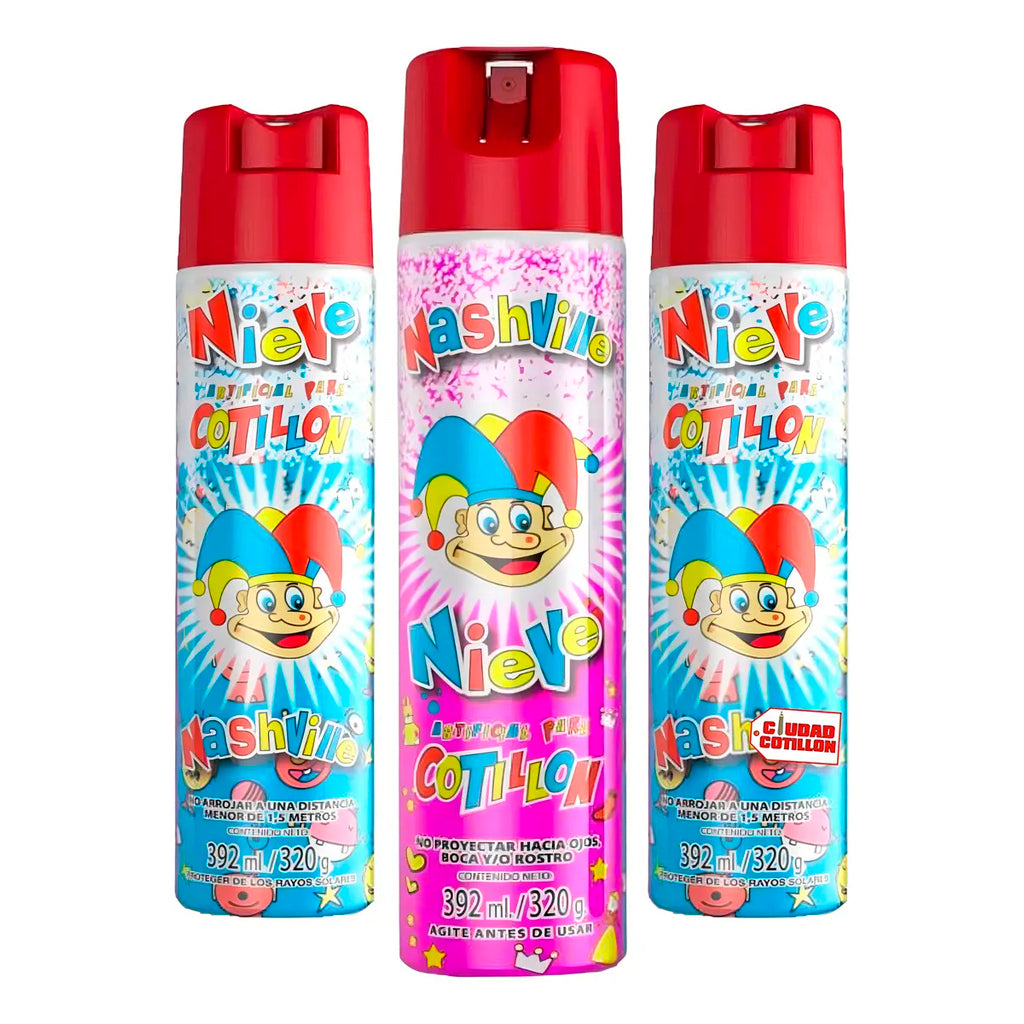 Cotillon Nashiville Nieve Espuma 360 ml