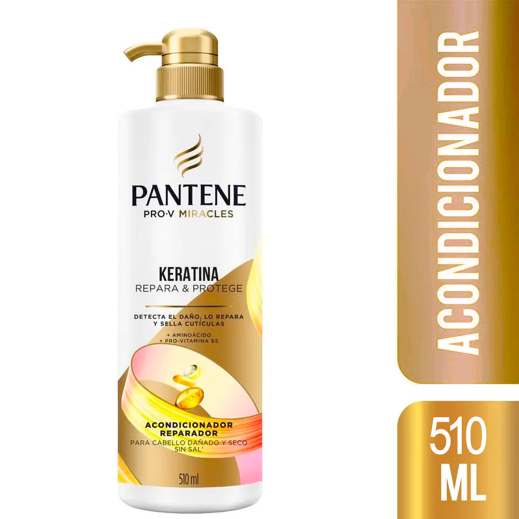 Acondicionador Pantene Pro-V Miracles Keratina Repara y Protege 200 ml