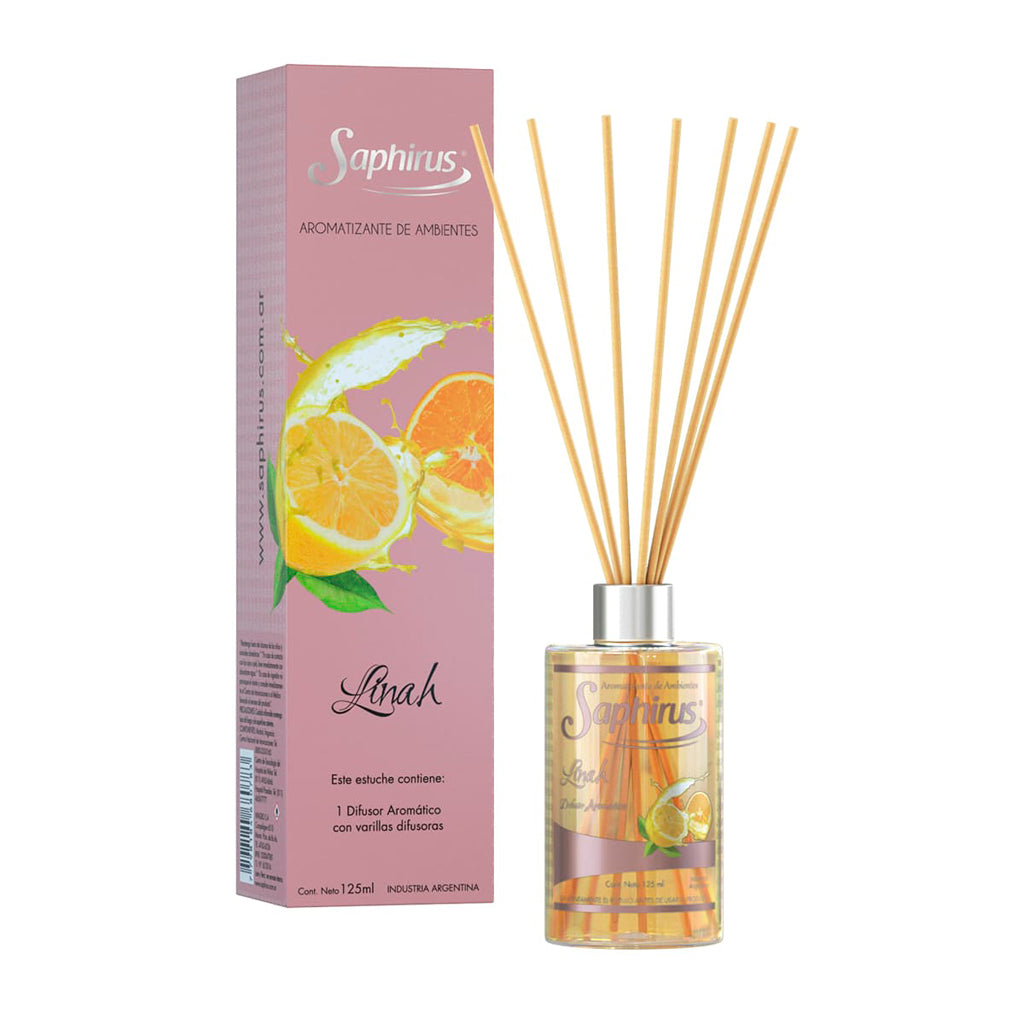Aromatizante Difusor Saphirus Linah 125 ml