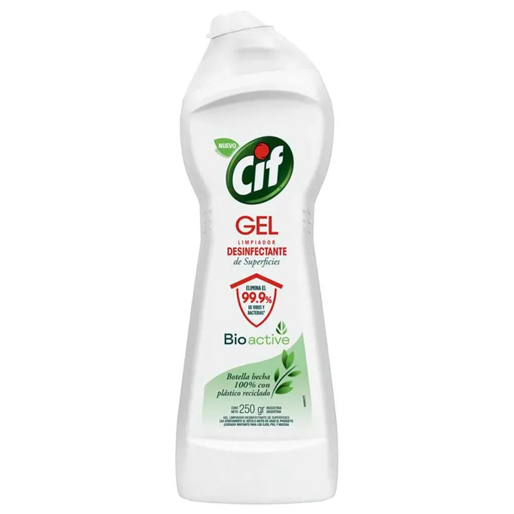 Limpiador Gel Cif Desinfectante de Superficies Bioactive Original 250 g