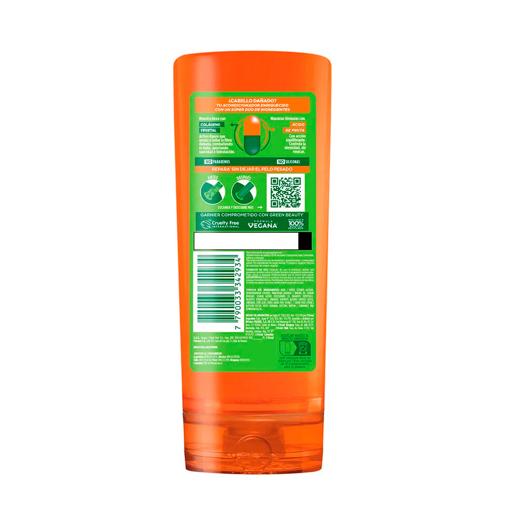 Acondicionador Fructis Goodbye Daños Oil Control 200 ml