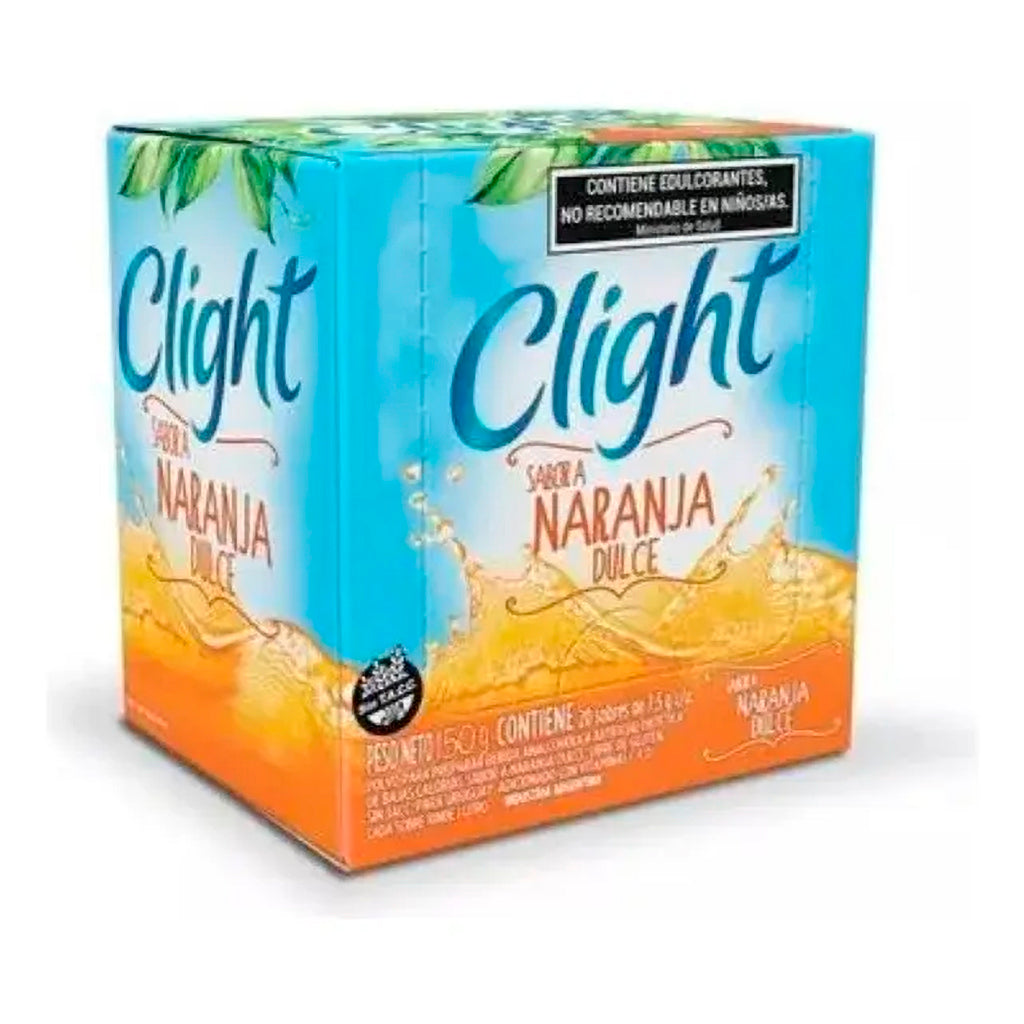Jugo en Polvo Clight Sabor Naranja Dulce Rinde 1 Lts 7,5 g