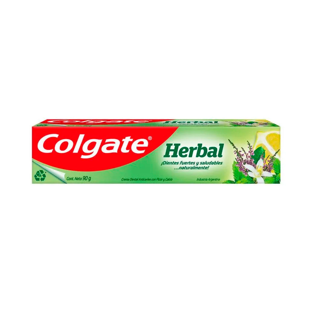 Dentifrico Crema Colgate Herbal c/ fluor y Calcio 90 g