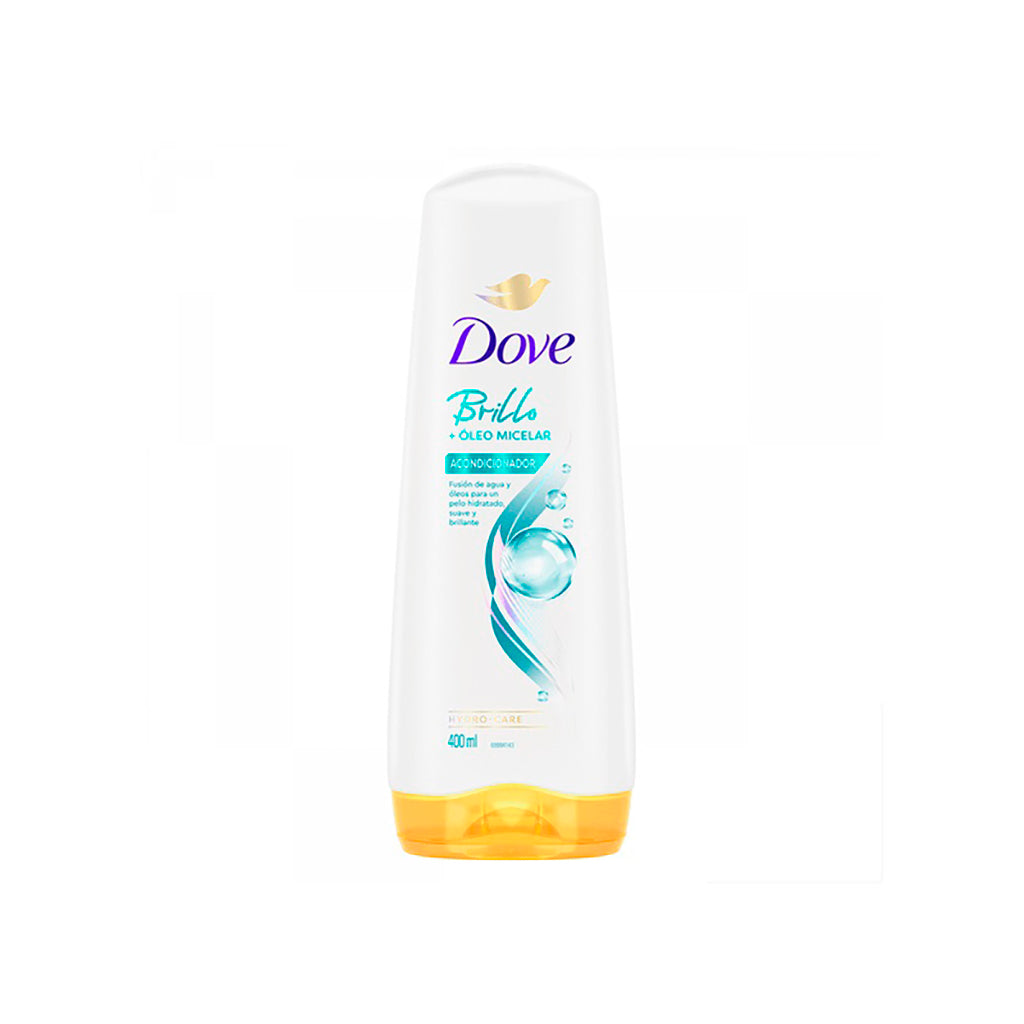 Acondicionador Dove Brillo + Oleo Micelar 400 ml