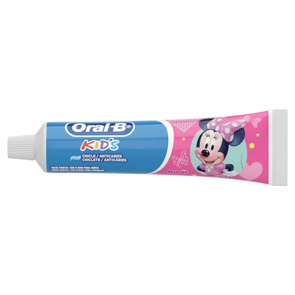 佳洁士(Oral-B)儿童米妮牙膏(泡泡糖味,含氟)50克