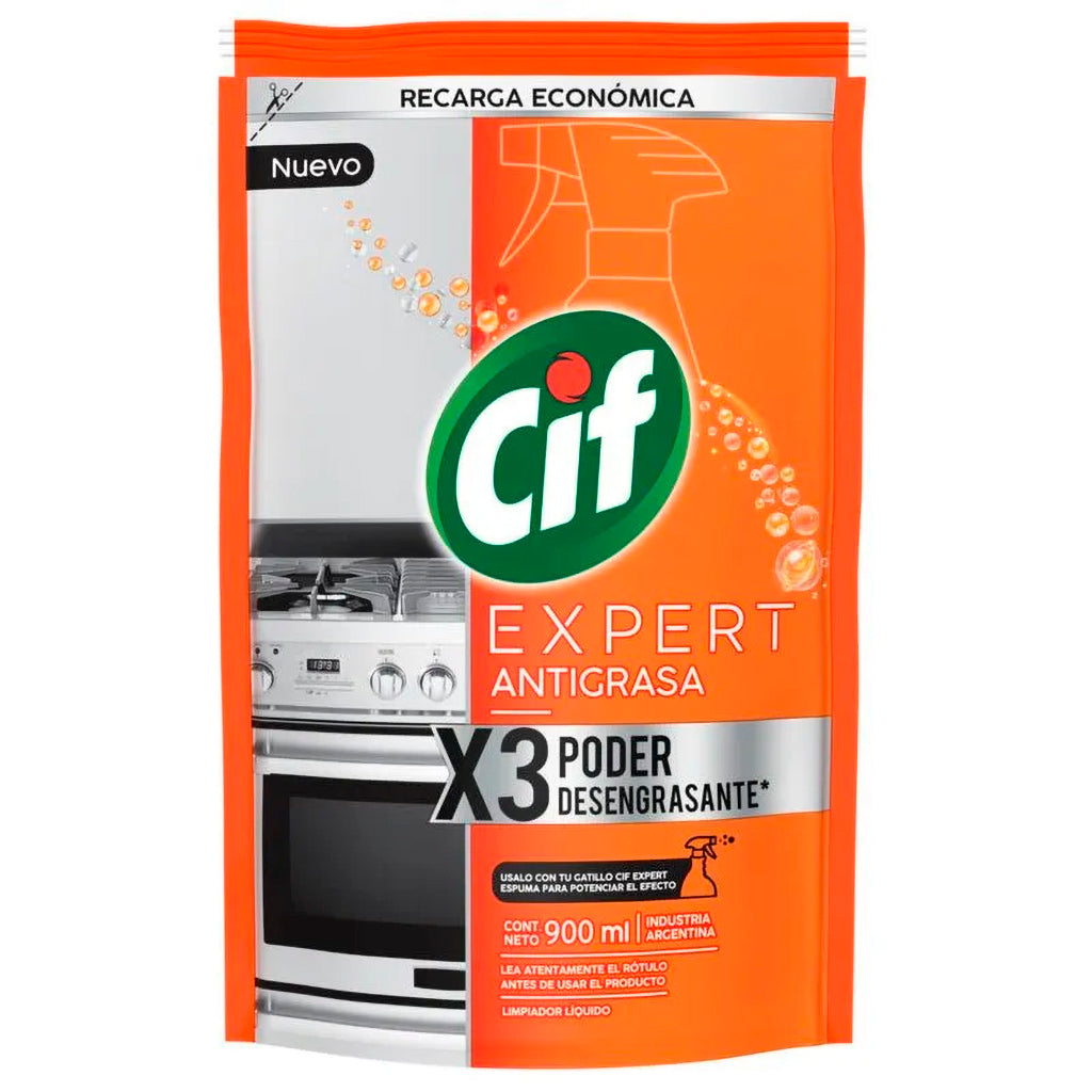 Cif 厨房专家系列除油剂替换装 900毫升