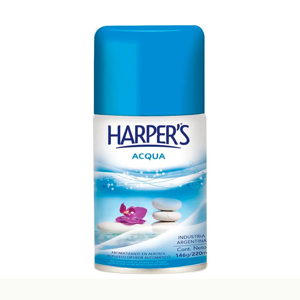 Aromatizador de Ambiente Aerosol Harpers Acqua 220 ml