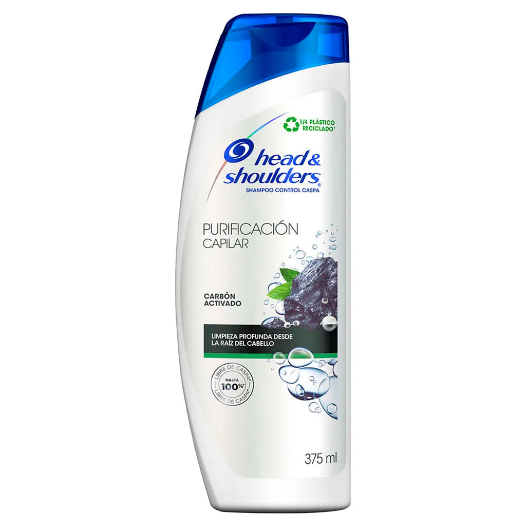 Shampoo Head & Shoulders Purificacion Capilar Carbón Activado 375 ml