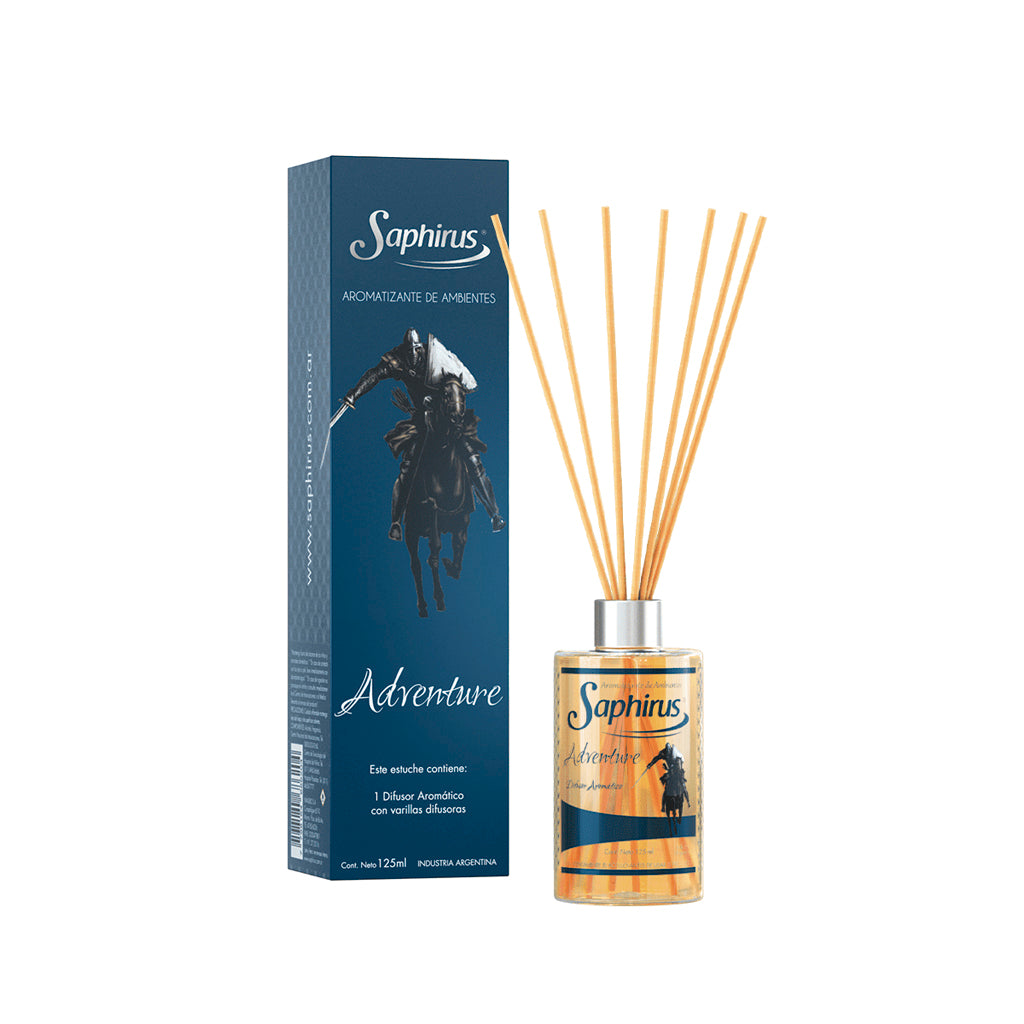 Aromatizante Difusor Saphirus Adventure 125 ml