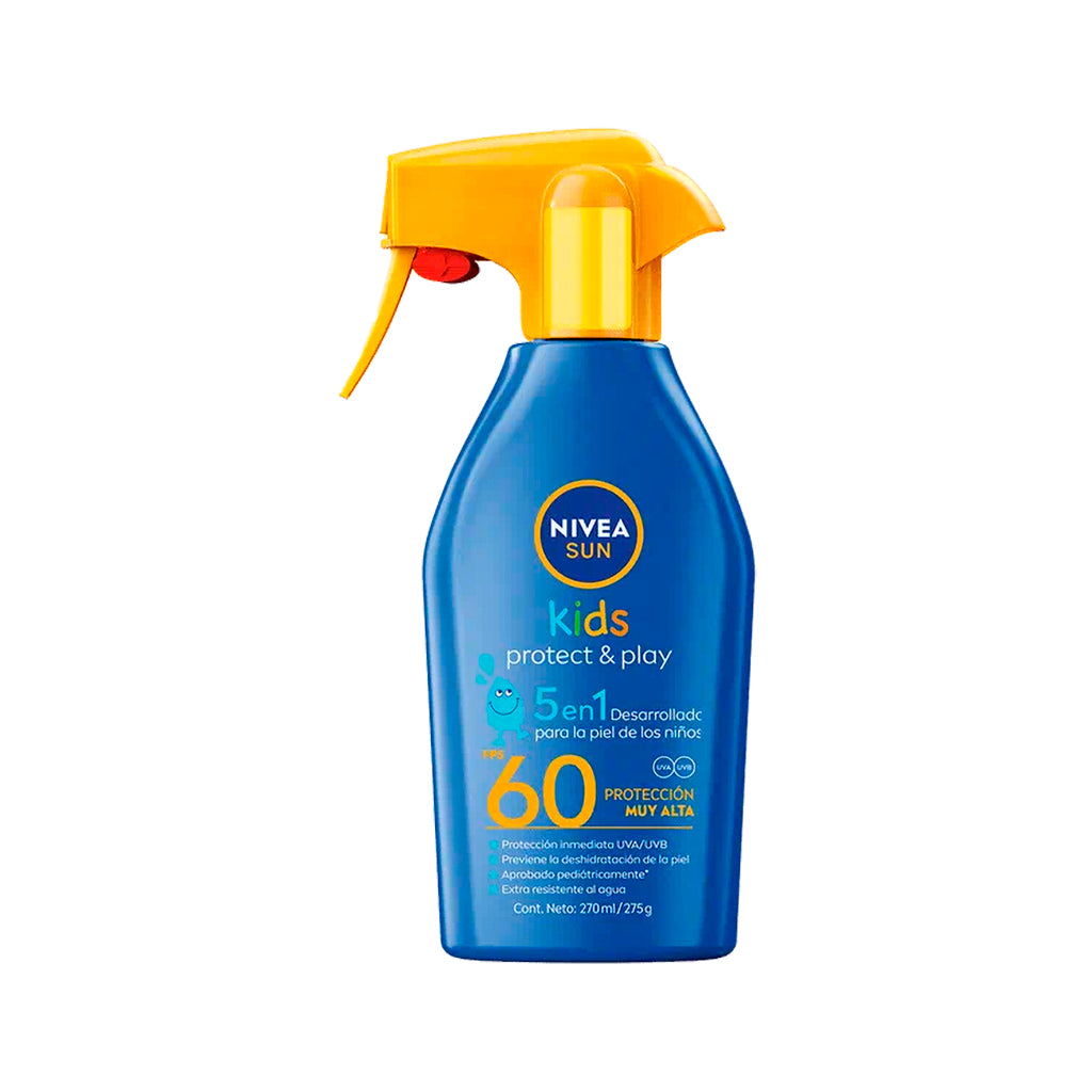 Protector Solar Spray Nivea Kids Protect & Play FPS 60 270 ML