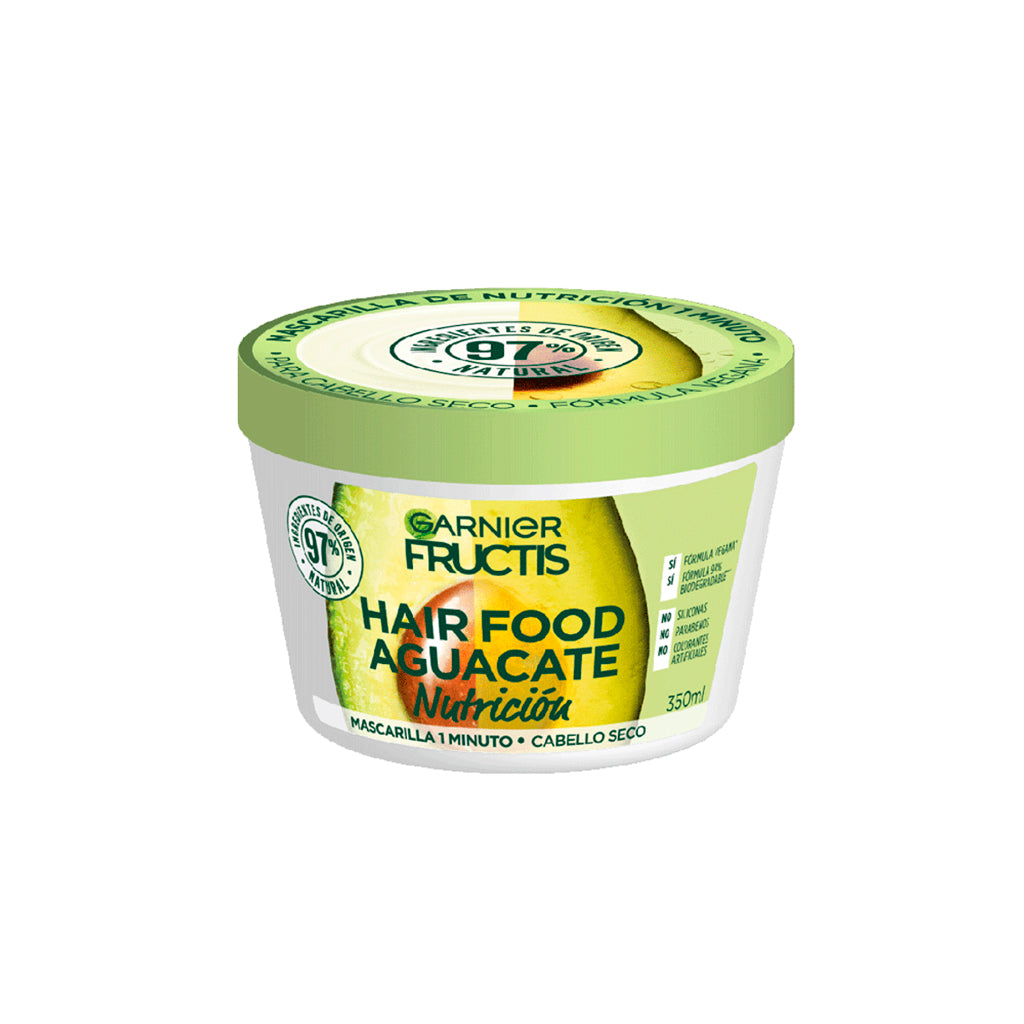 Mascarilla deTratamiento Capilar Fructis Hair Food Aguacate Nutricion 350 ml