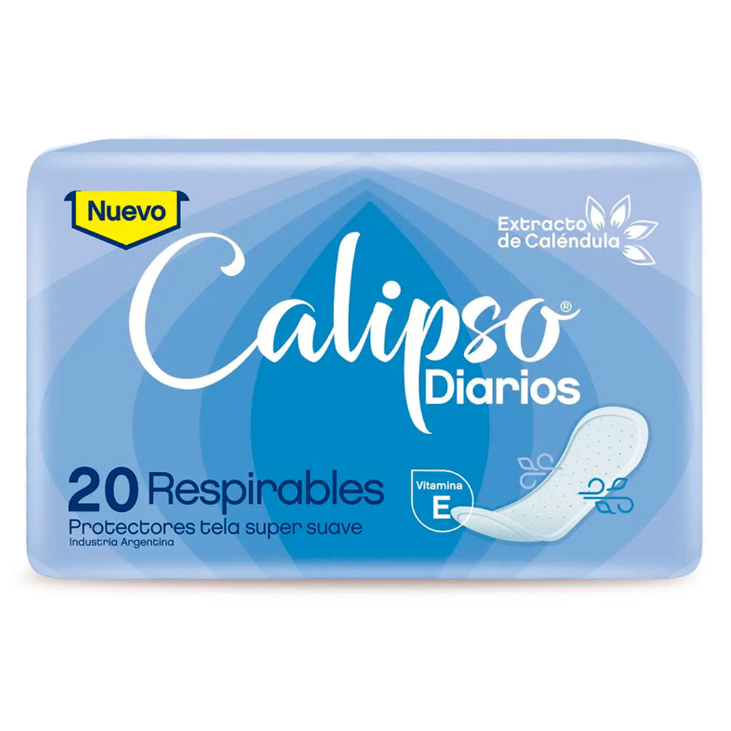 Calipso 透气护垫 - 柔软面料 20 片