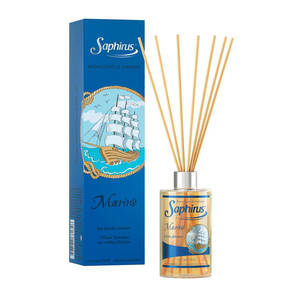 Aromatizante Difusor Saphirus Marino 125 ml