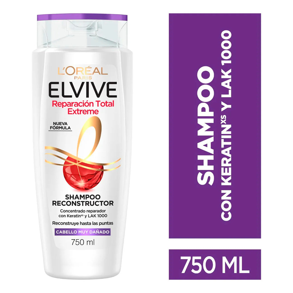Shampoo Elvive Reparación Total Extreme 750 ml