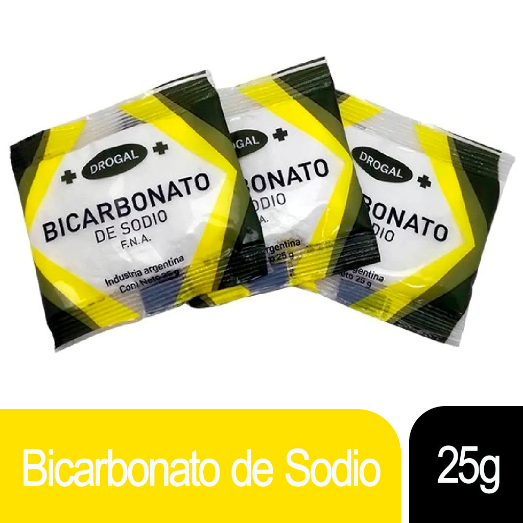 Bicarbonato de Sodio Generico Drogal 25 g