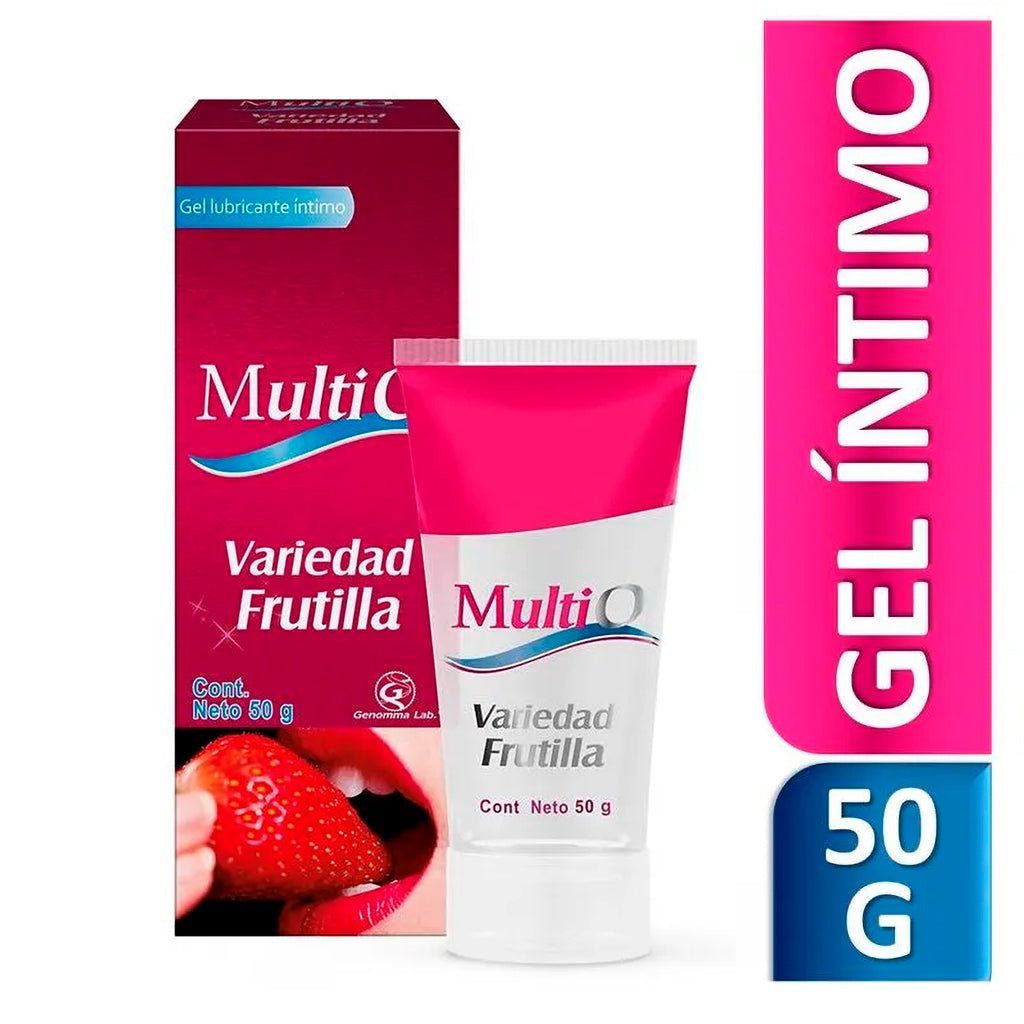 Lubricante Intimo Gel Multi O Sabor Frutilla 50 g