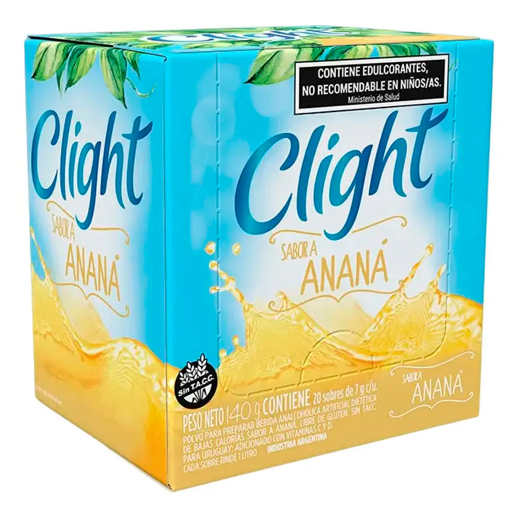 Jugo en Polvo Clight Sabor Anana Rinde 1 Lts 7,5 g