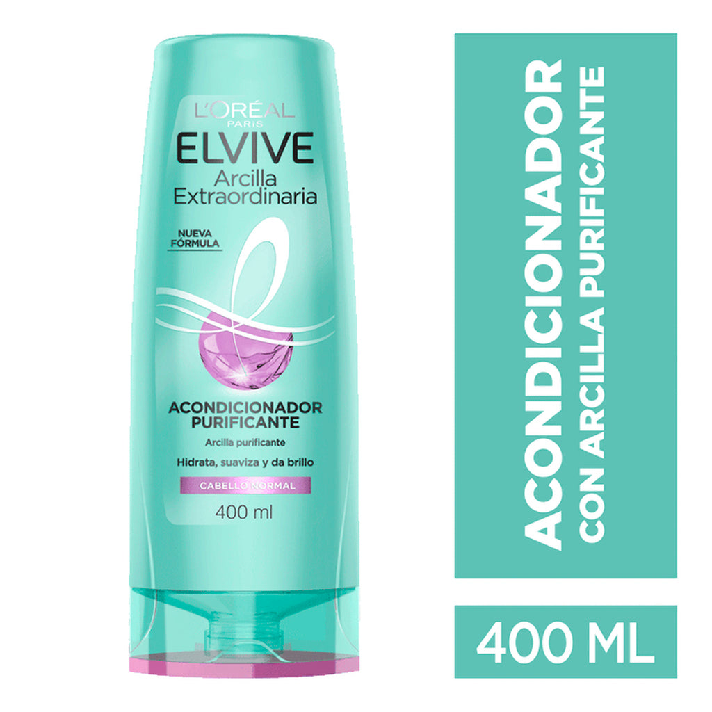 Acondicionador Elvive Arcilla Extraordinaria Purificante 400 ml