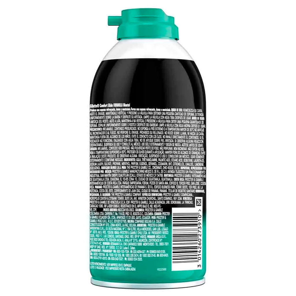 Espuma Afeitar Gillette Foamy Mentol 312gr