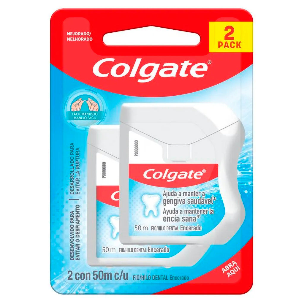 Hilo Dental Colgate Encerado 2 u