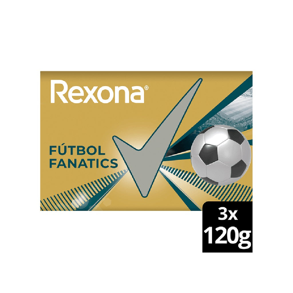 jabon Tocador Rexona Futbol Fanatics 120gr