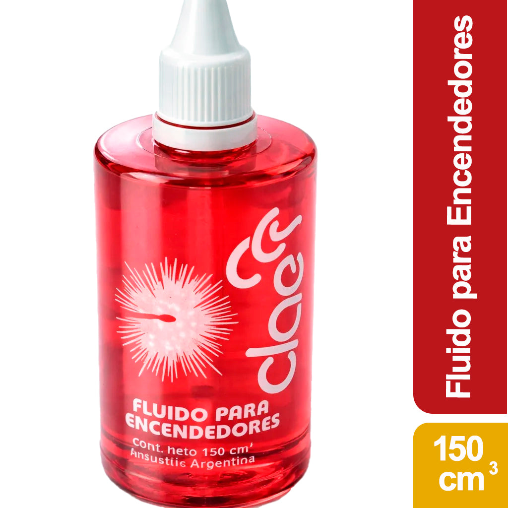Bencina Claer Fluido p/ Encendedores 150 cm3