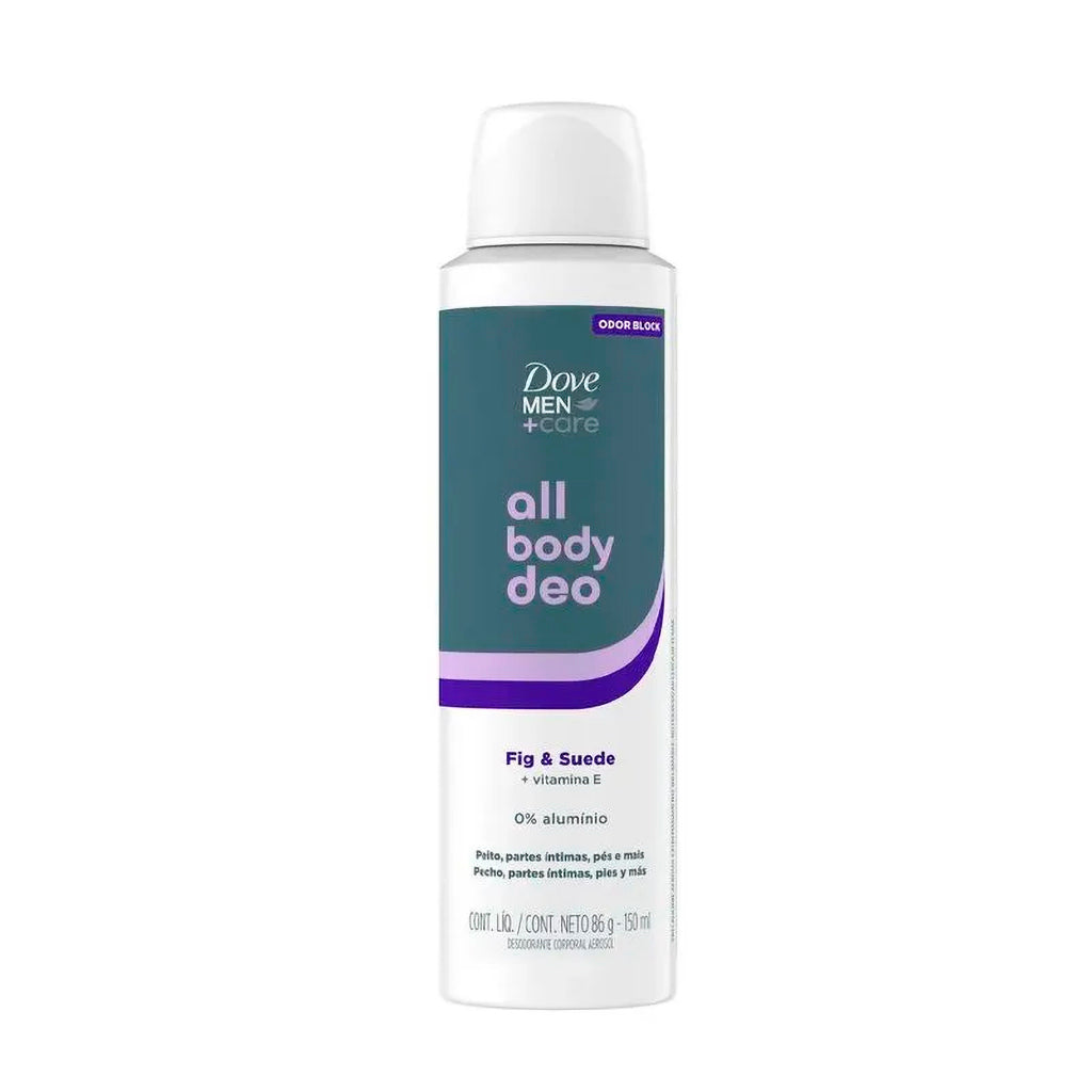 Desodorante Aerosol Dove All Body Deo Men - Fig & Suede 150 ml