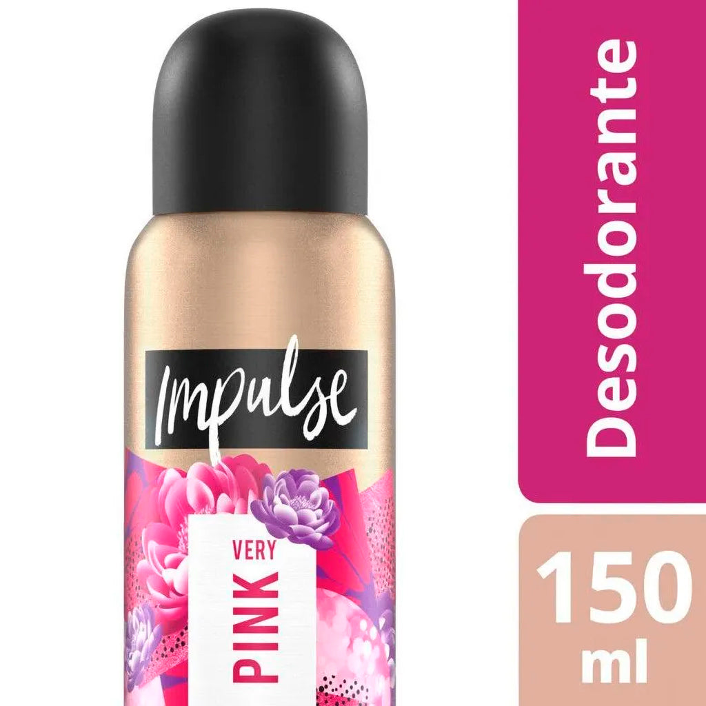 Desodorante Aerosol Impulse Very Pink 150 ml