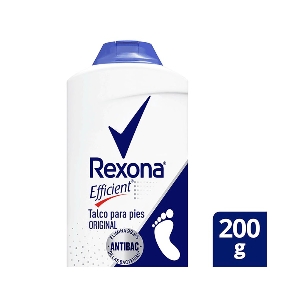 Desodorante Talco Rexona Efficient p/ pies Original 200 g