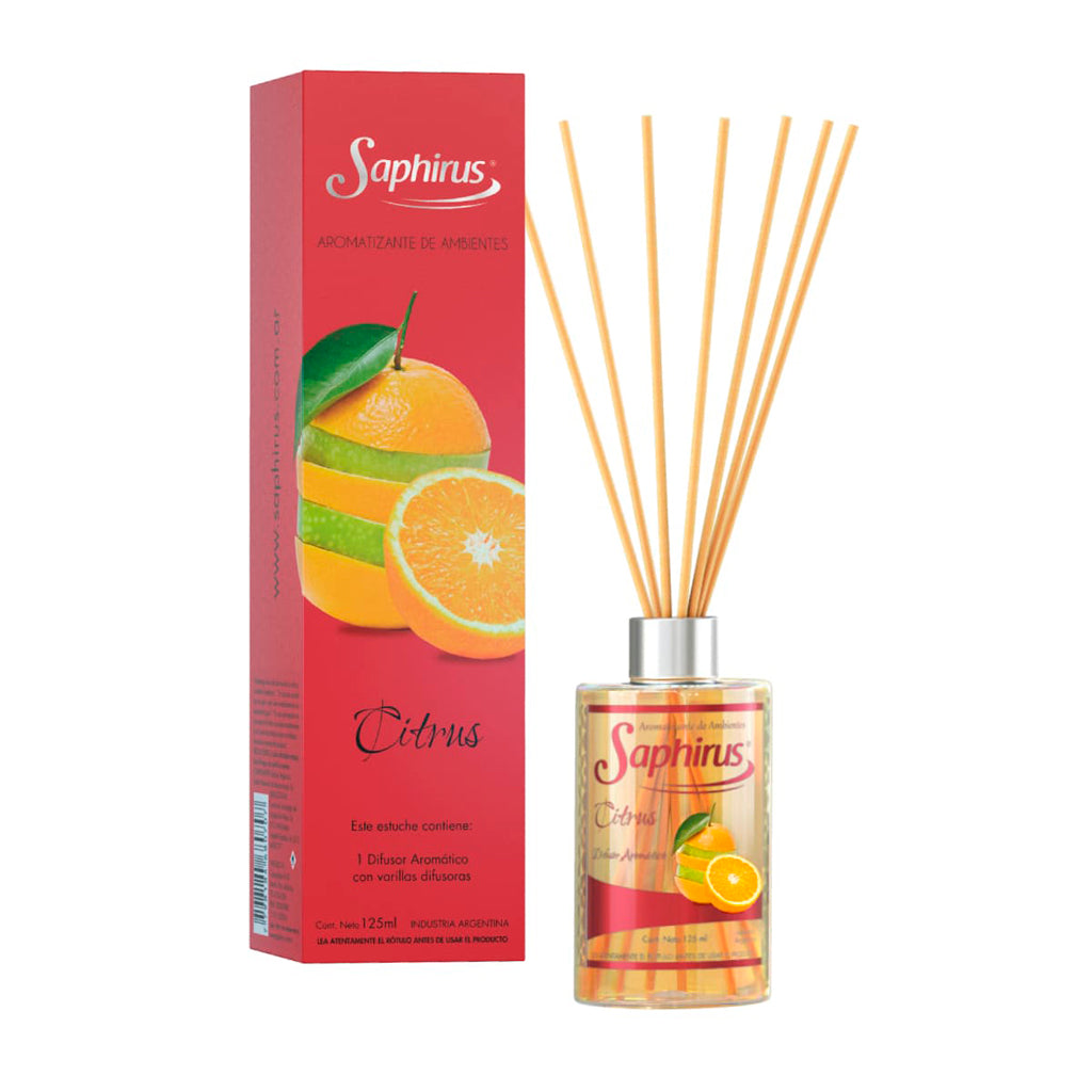 Aromatizante Difusor Saphirus Citrus 125 ml