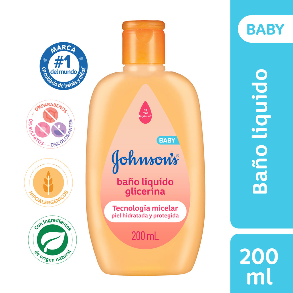 Baño Liquido Johnsons Glicerina 200 ml