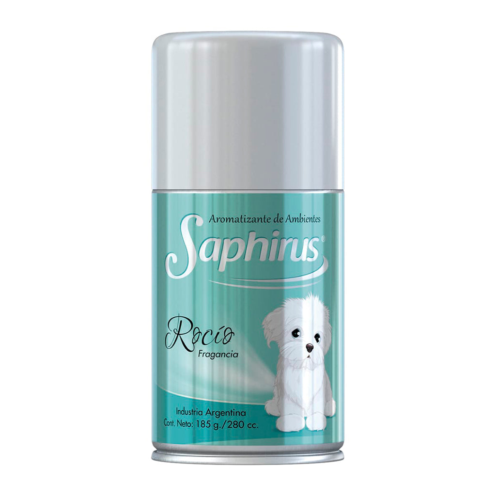 Aromatizante Aerosol Saphirus Rocio 185 g