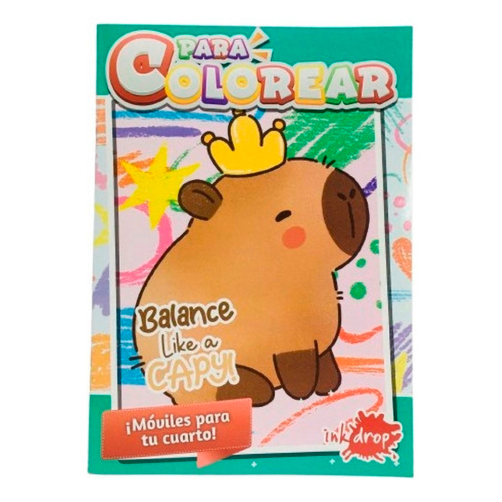 Libro Generico p/ Colorear Capibara
