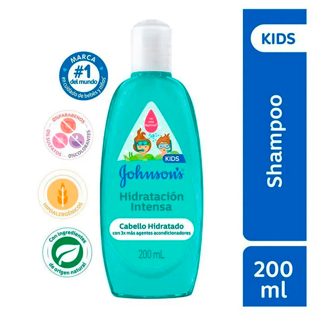 Shampoo Johnsons Hidratacion intensa 200 ml