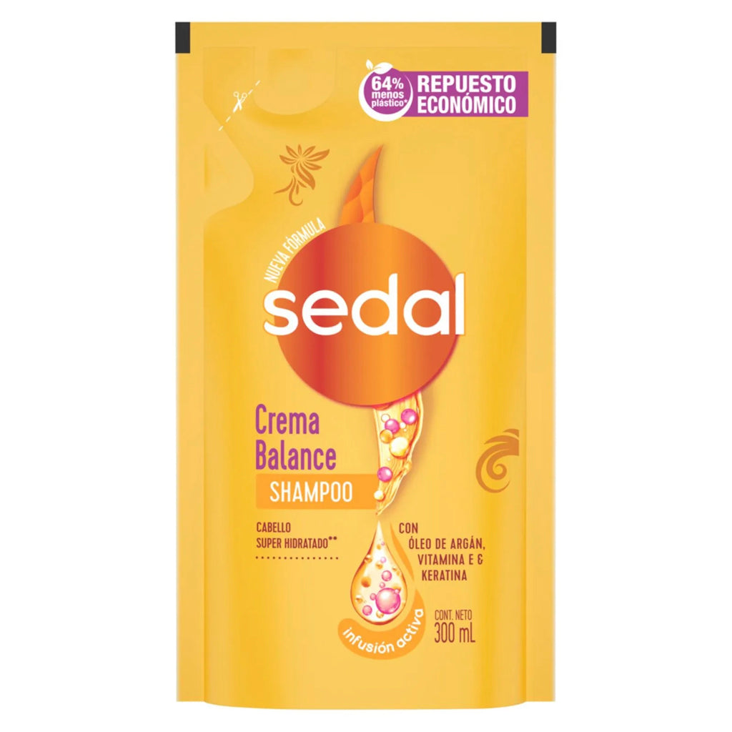 Shampoo Repuesto Sedal Crema Balance 300 ml