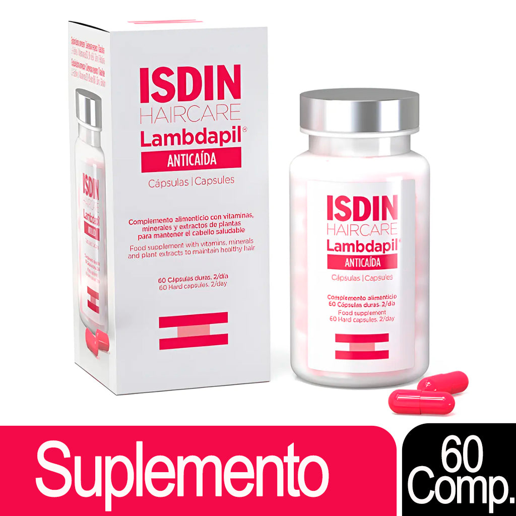 ISDIN Lambdapil Anticaída 膳食补充胶囊 60 粒