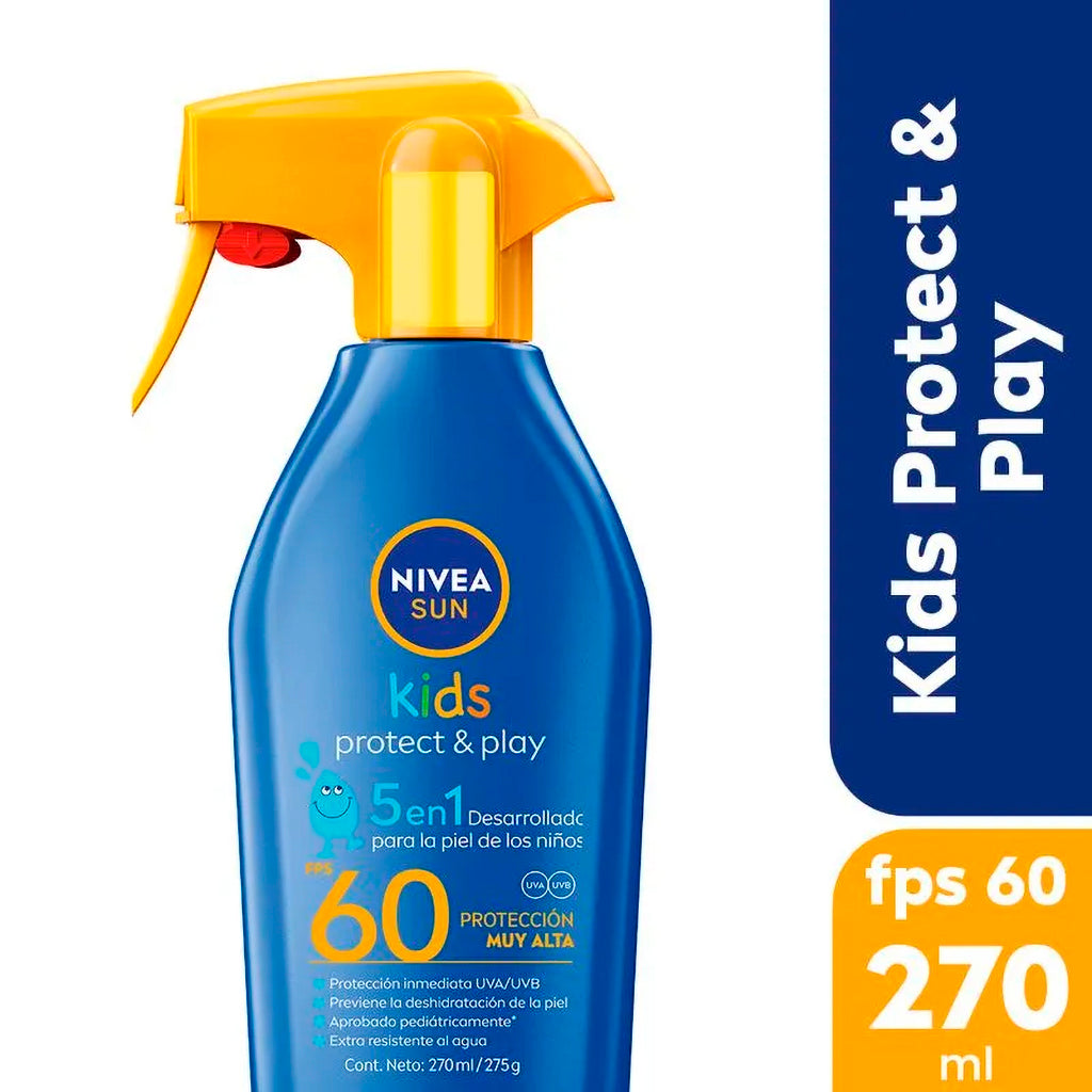 Protector Solar Spray Nivea Kids Protect & Play FPS 60 270 ML
