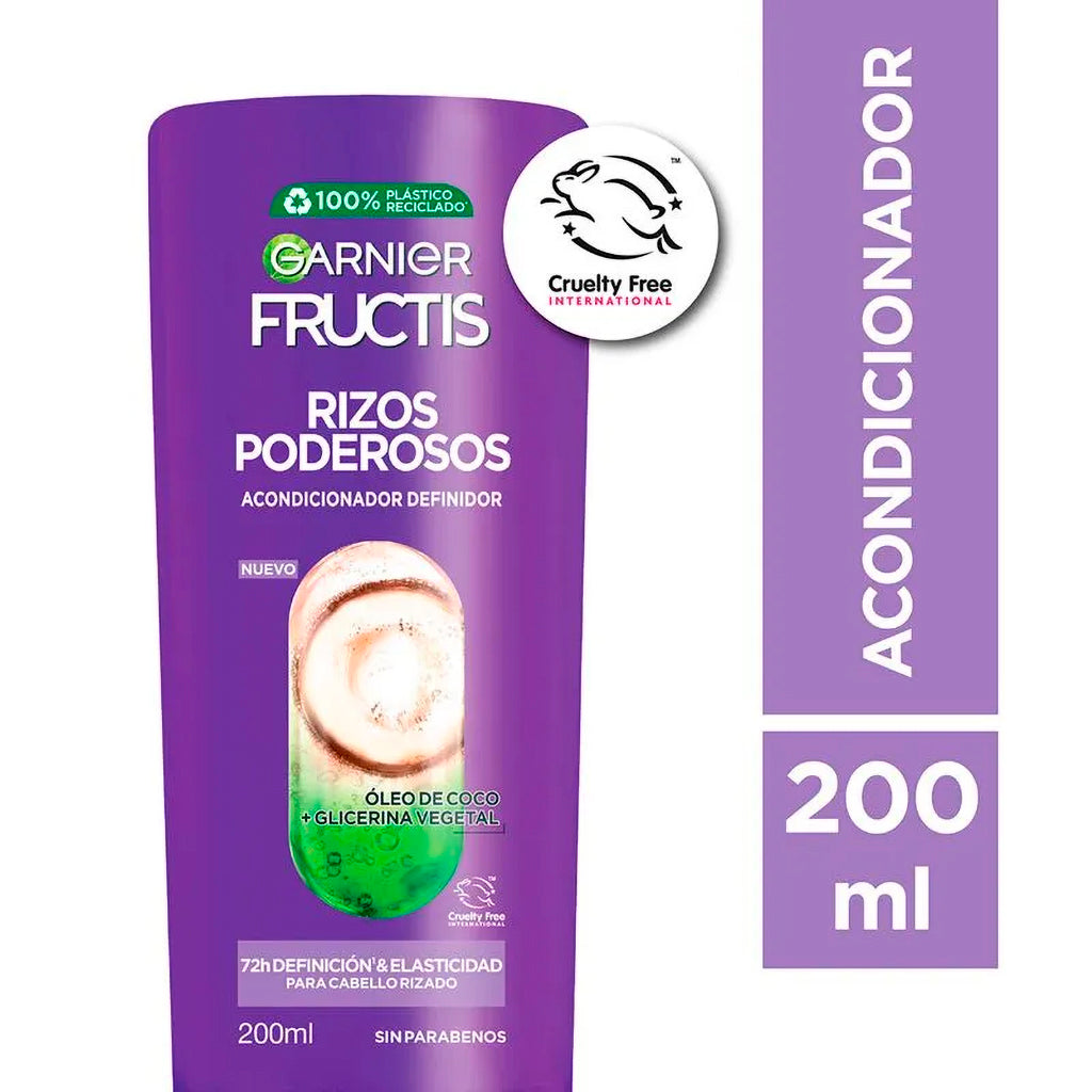 Acondicionador Fructis Rizos Poderosos 200 ml