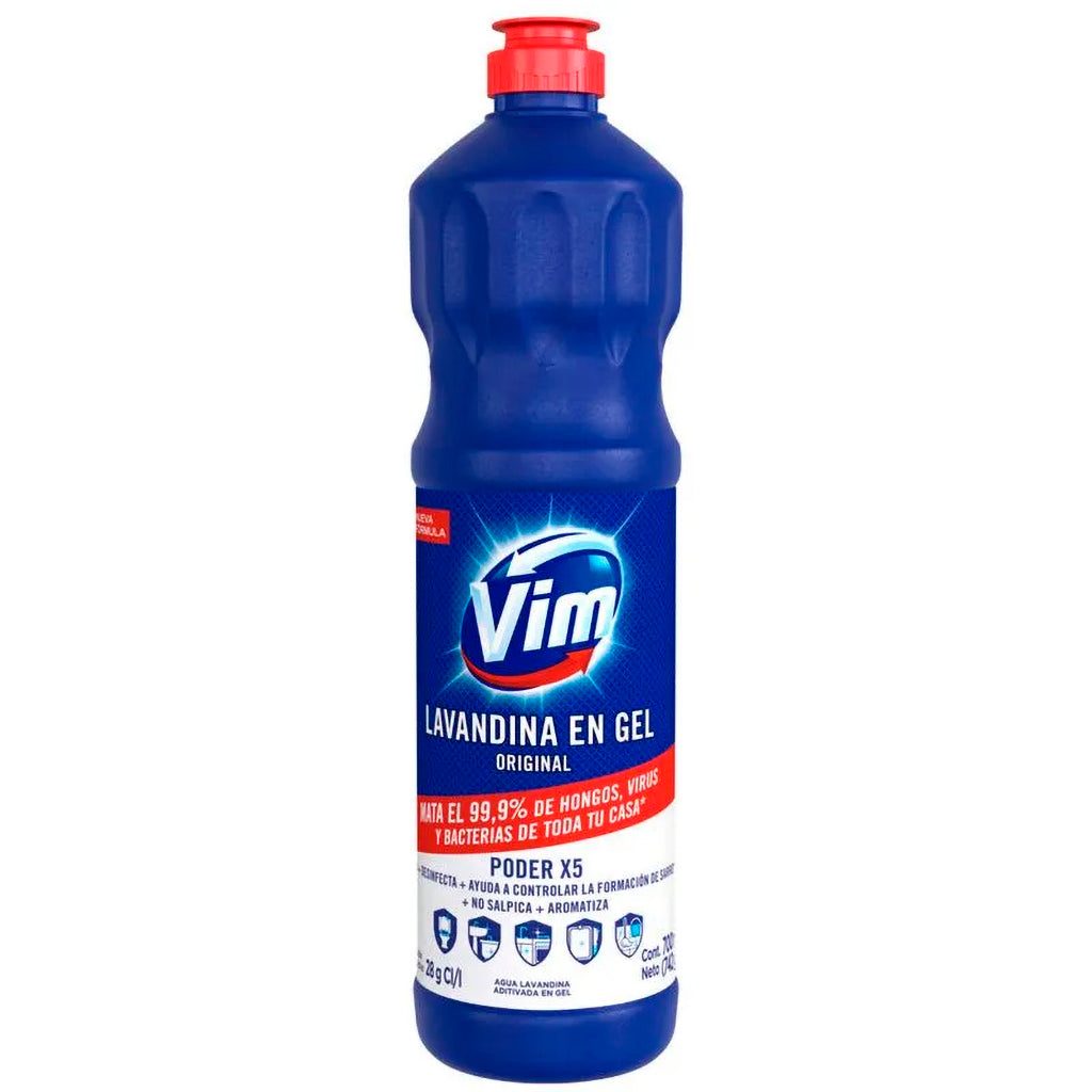 Lavandina Gel Vim Original Poder Desinfectante 700 ml