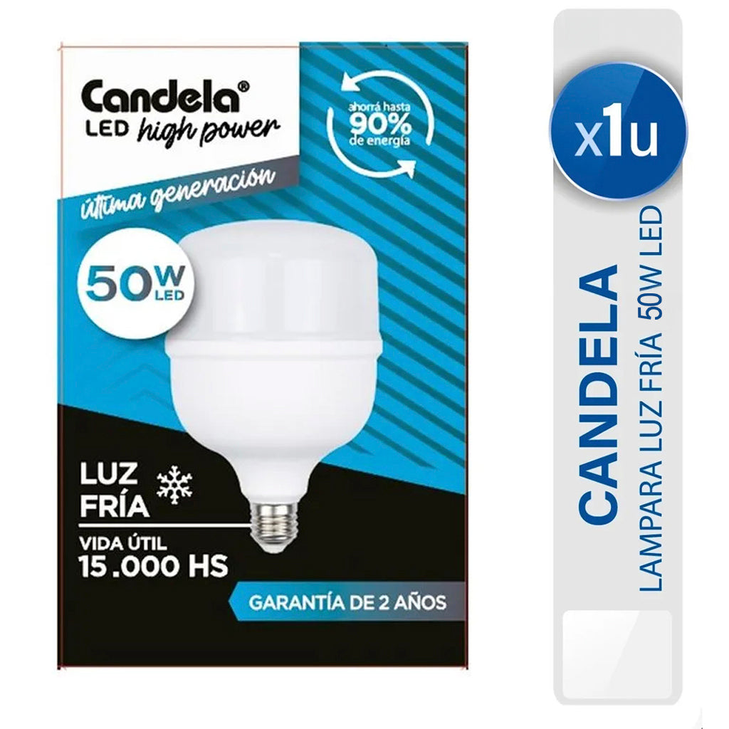 Lampara Led Candela High Power Fria 48w