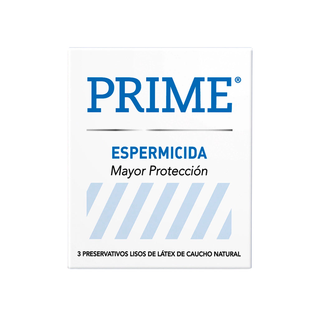 Preservativo Prime Latex Expermicida Mayor Proteccion 3 u