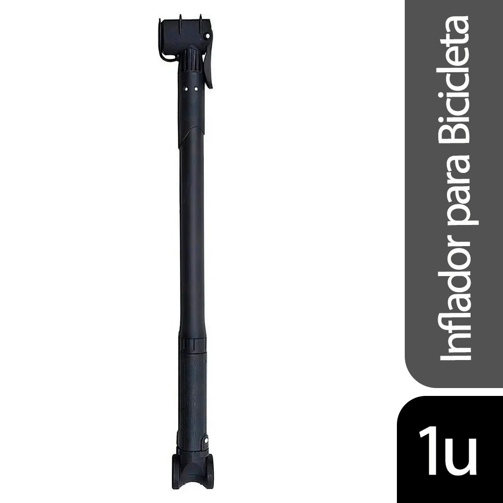 Inflador Generico de Bicicleta Negro