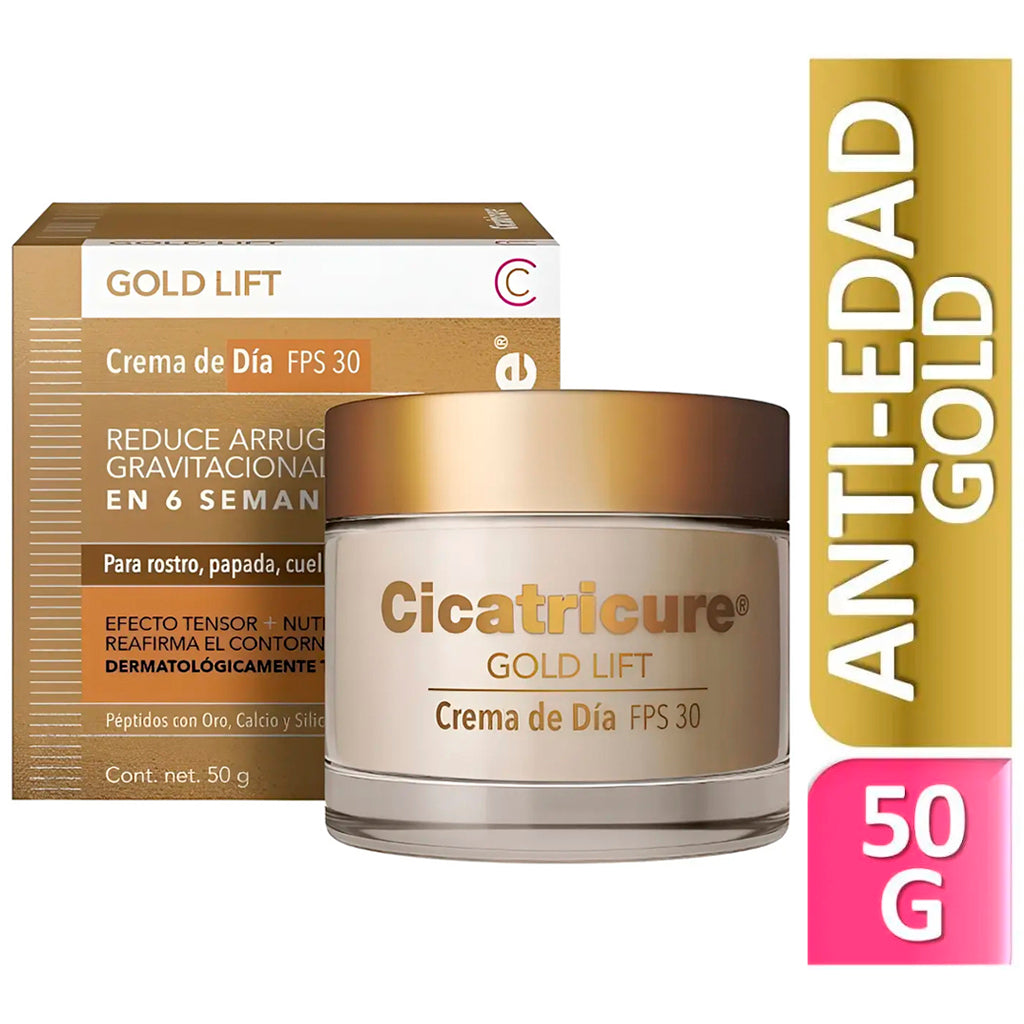 Crema Facial Cicatricure Gold Lift Crema De Dia Fps30 - Antiarrugas 50 g